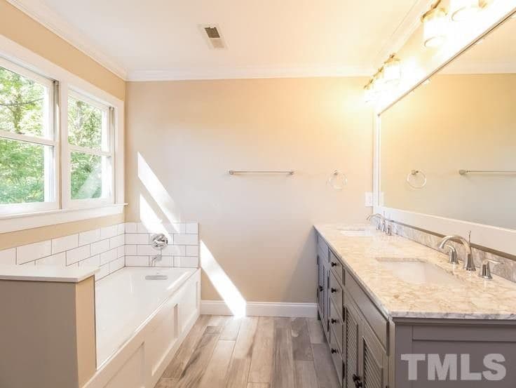 Master bath after remodel - NCHomeRemodeling