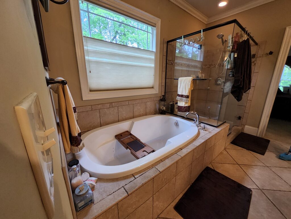 Large Window and Unused Tub